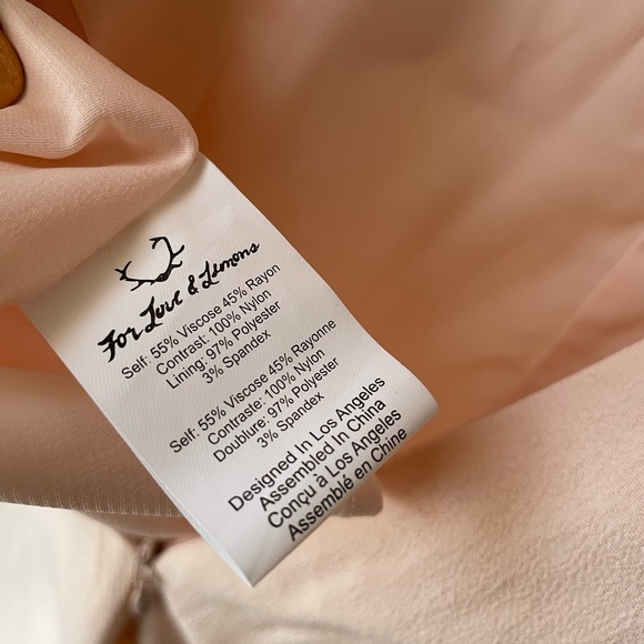 For Love And Lemons Whimsical Pink Blush Embroidered Sheer Romper - Picture 10 of 11